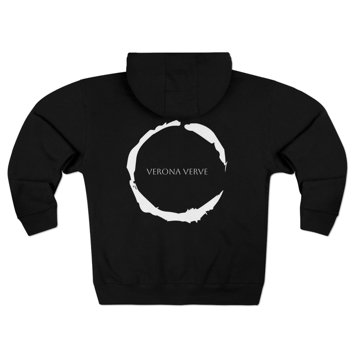 VERONA VERVE ZIP UP HOODIE 'BLACK