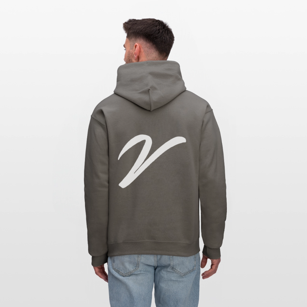 VV CREAM HOODIE - asphalt gray