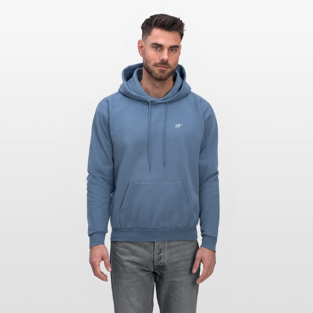 VV CREAM HOODIE - denim blue