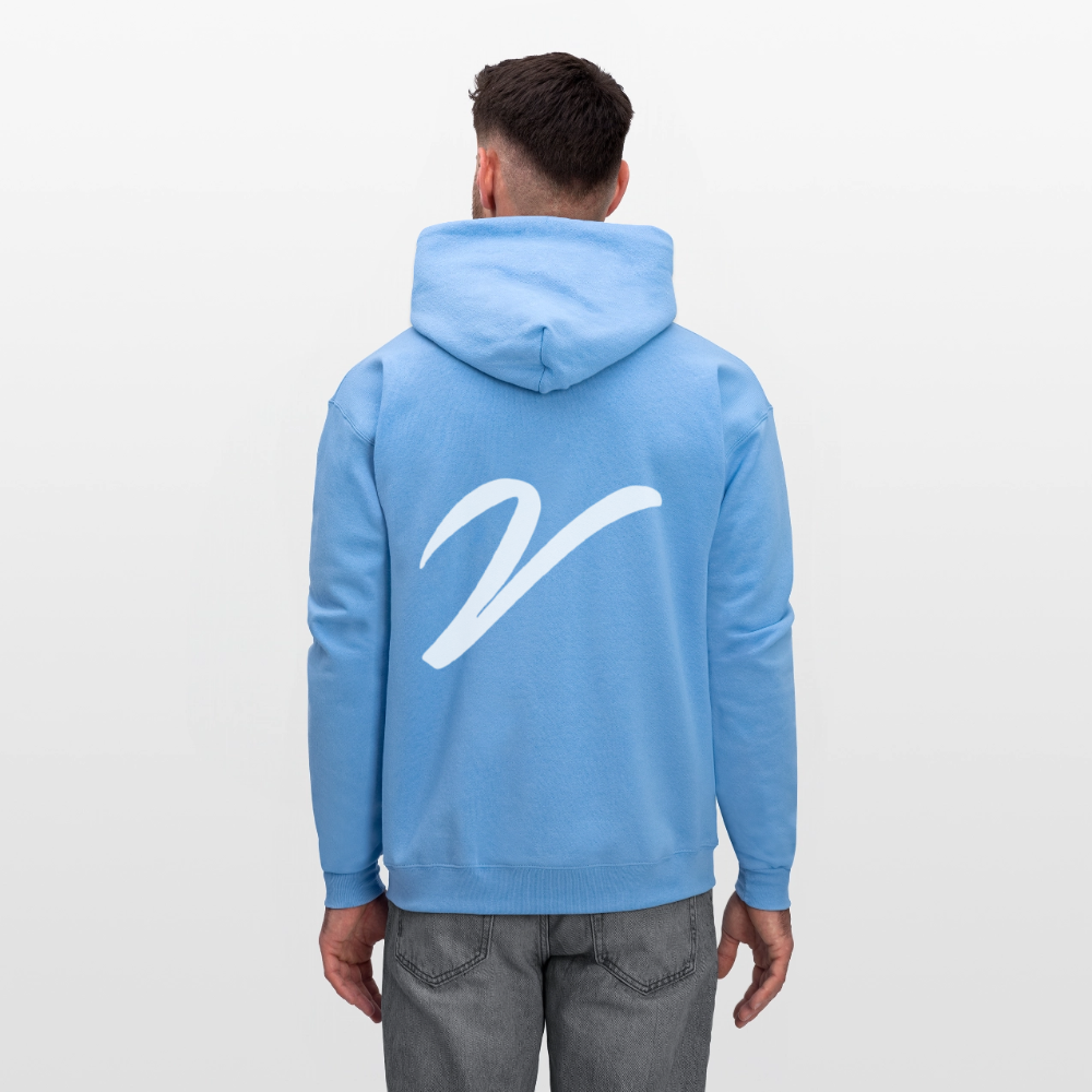 VV CREAM HOODIE - carolina blue
