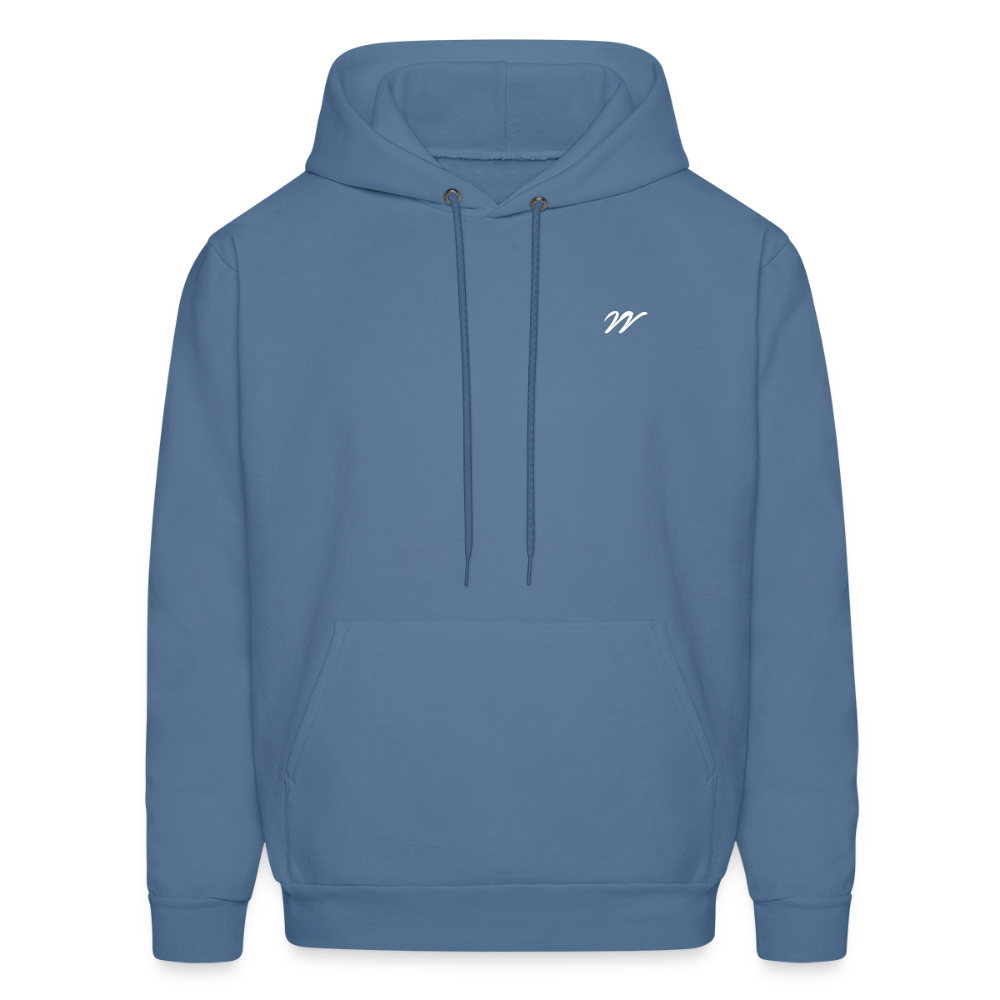 VV CREAM HOODIE - denim blue