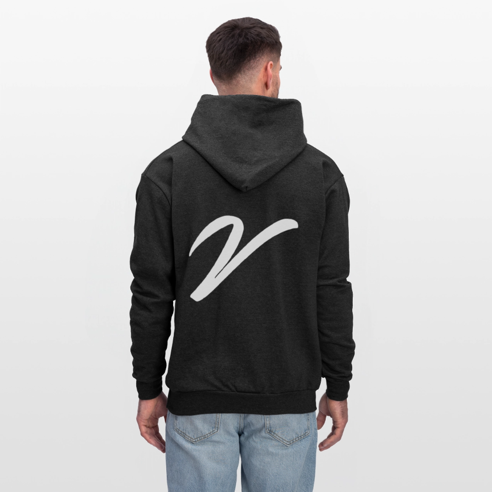 VV CREAM HOODIE - charcoal grey