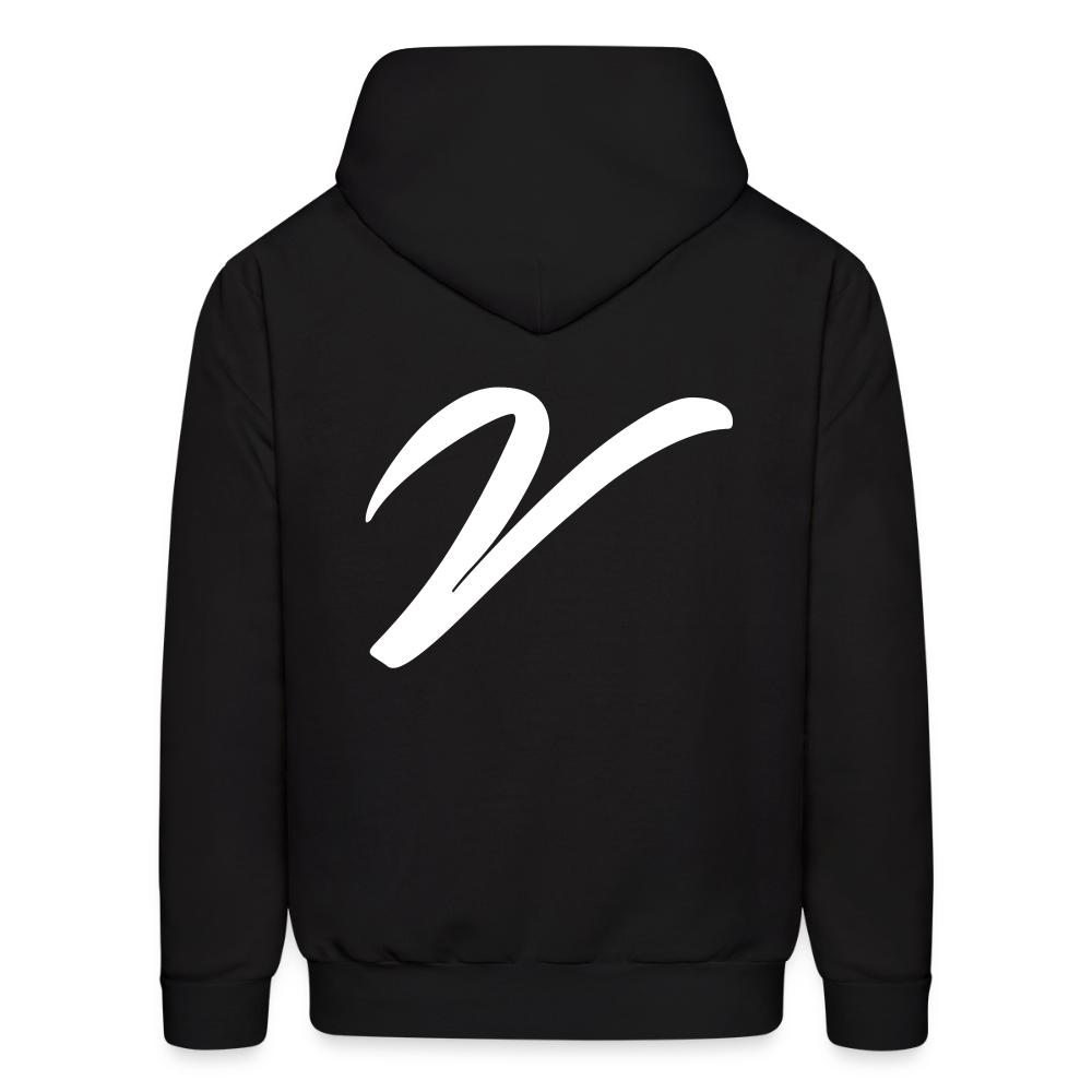 VV CREAM HOODIE - black