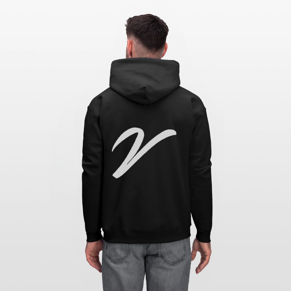 VV CREAM HOODIE - black